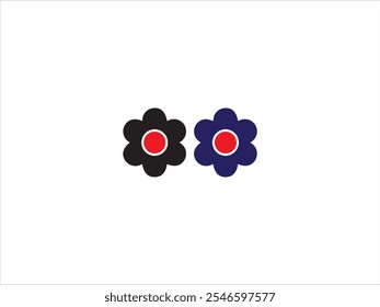 Flower logo design , vector , icon , illustration and isolate template which contain symble of beauty .