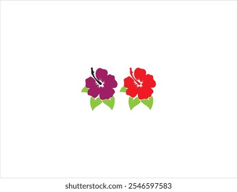 Flower logo design , vector , icon , illustration and isolate template which contain symble of beauty .