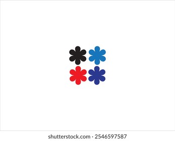 Flower logo design , vector , icon , illustration and isolate template which contain symble of beauty .