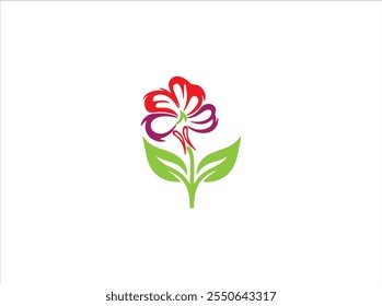 Diseño de logotipo de la flor, Vector, ilustración y Plantilla aislada que contienen una identidad de marca.
