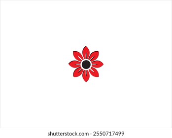 Diseño del logotipo de la flor, Vector, ilustración y Plantilla aislada . 
