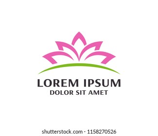 Flower Logo Design Vector Template