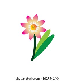 Flower Logo Design Vector Template
