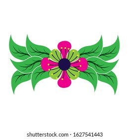 Flower Logo Design Vector Template
