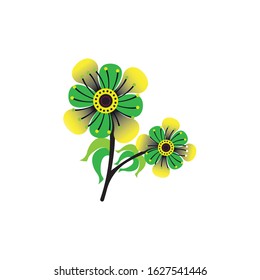 Flower Logo Design Vector Template
