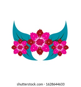 Flower Logo Design Vector Template
