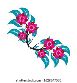 Flower Logo Design Vector Template
