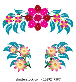 Flower Logo Design Vector Template
