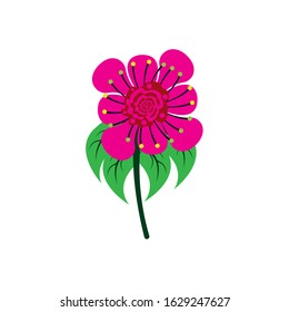 Flower Logo Design Vector Template
