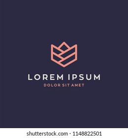 Vector de diseño del logotipo de flor. Logo de la flor universal.