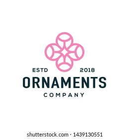 Flower logo design vector. Universal flower logo.