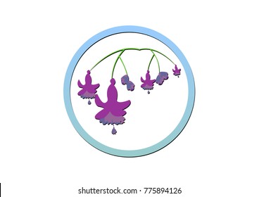flower logo element