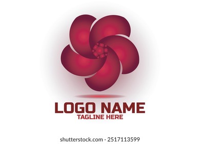 Flower logo. Floral logo design.