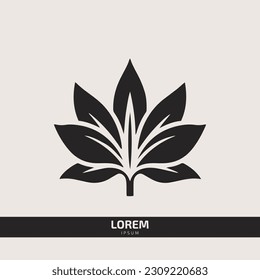flower logo floral vector template