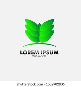 flower logo icon for beauty and health care product