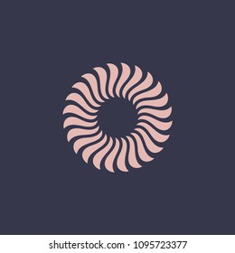 Flower logo and icon concept. Available in vector.