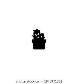 diseño de iconos con logotipo de flor con estilo plano