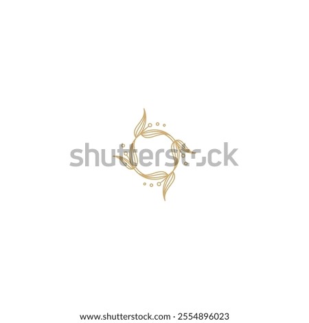 flower logo icon design technology
