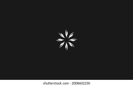  FLOWER  logo icon design template vector
