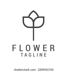 Flower logo icon design template. luxury, vector.