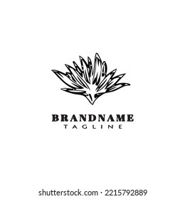 flower logo icon design template flat modern isolated vector illustration
