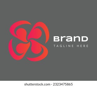 Elementos de plantilla de diseño de iconos de logotipo de flores. Usable para marca y logotipos de negocios.
