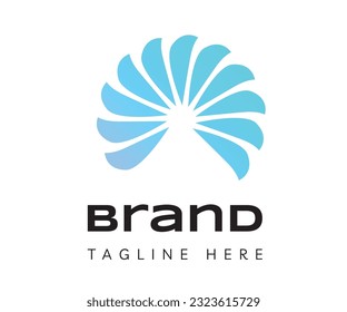 Flower logo icon design template elements. Usable for Branding and Business Logos.
