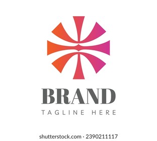 Elementos de plantilla de diseño de iconos de logotipo de flores. Usable para marca y logotipos de negocios.
