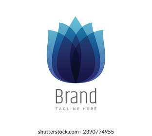 Flower logo icon design template elements. Usable for Branding and Business Logos.
