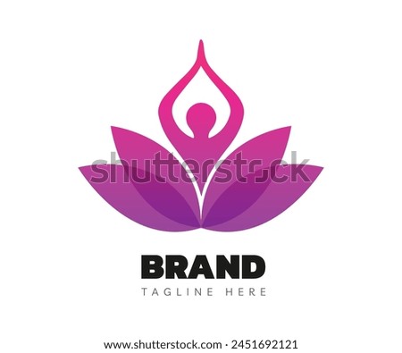 Flower logo icon design template elements. Usable for Branding and Business Logos.

