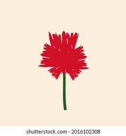 Flower logo icon sign Hand drawn