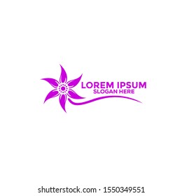 Flower logo icon vector design. Universal creative premium symbol. Graceful jewel boutique vector sign