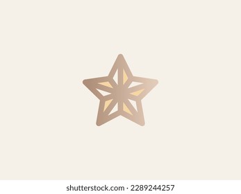 Diseño vectorial de iconos de logotipo de flores. Elegante símbolo de logotipo vectorial de ornamento premium