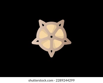 Flower logo icon vector design. Elegant premium ornament vector logotype symbol