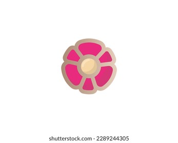 Blumenlogo Symbol, Vektordesign. Elegantes, hochwertiges Vektorsymbol