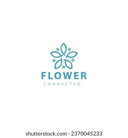 Flower logo icon vector design. Universal creative premium symbol. Graceful jewel boutique vector sign.