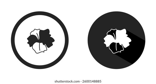 Flower logo. Flower icon vector design black color. Stock vector.