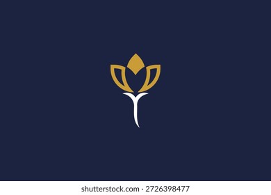logotipo flor ícone vetor design com estilo minimalista moderno e conceito de marca profissional.