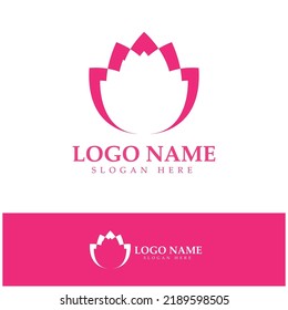  Flower logo icon vector illustration design template