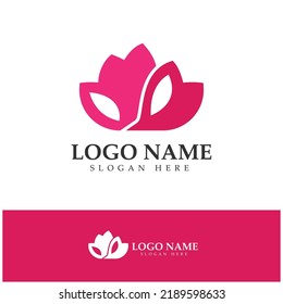  Plantilla de diseño de ilustración vectorial de icono de flor