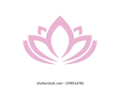 flower logo icon vector isolated