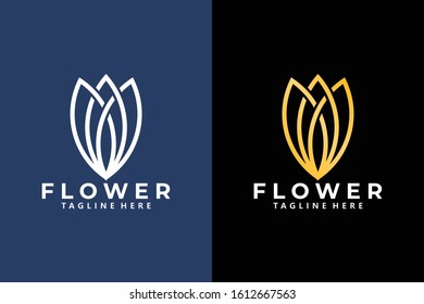 flower logo icon vector isolated