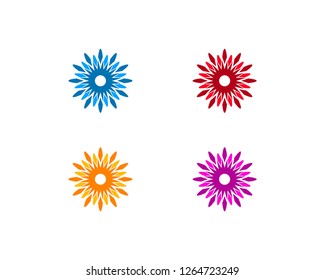 Flower Logo Icon Vector Template