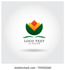 Flower Logo Icon Vector Template