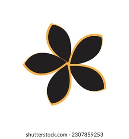 florales Logo, Vektordesign