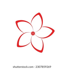 flower logo illustration vector design