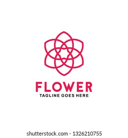 Flower Logo / Line Icon / Beauty Symbol Design Inspiration