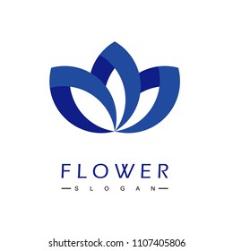 Flower Logo, Lotus icon design