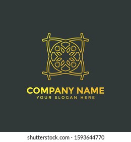 flower logo with a luxury abstract theme,perfect for decoration,logo spa,fashion,natural,nature .etc