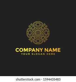 flower logo with a luxury abstract theme,perfect for decoration,logo spa,fashion,natural,nature .etc